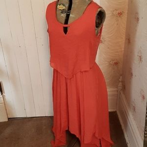 Mlle Gabrielle handkerchief hem dress